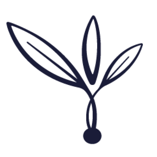 icono semilla, favicon de la marca Elizabeth Wakefield